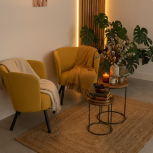 Recepción de hotel en Casalarreina La Rioja